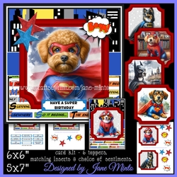 SUPER DOGS - birthday & fathers day
