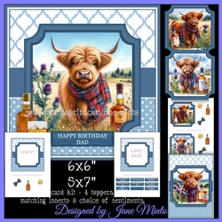 6x6 & 5x7 - WHISKY COW