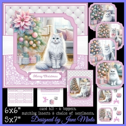 WHITE CHRISTMAS CATS