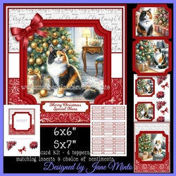 CHRISTMAS CALICO CATS