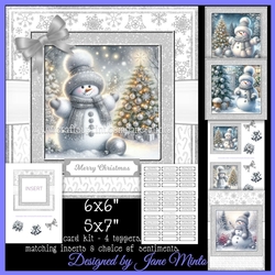 SILVER SNOWMAN