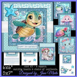 UNDER THE SEA - topper set