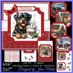 ROTTWEILERS AT CHRISTMAS