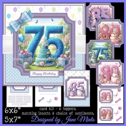 BIRTHDAY AGES 75, 80, 85