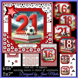 BIRTHDAY AGES - 16, 18, 21 FOOTBALL