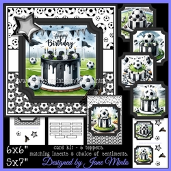 BLACK & WHITE FOOTBALL CAKES - REQUEST