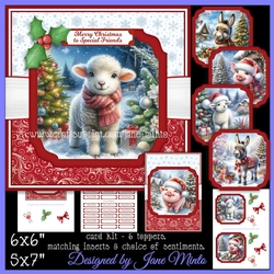 CHRISTMAS ON THE FARM - toppers