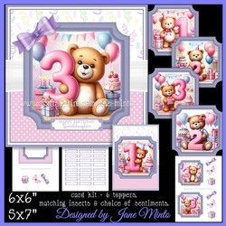 BIRTHDAY BEAR AGES 1 TO 3