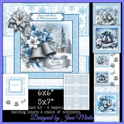 SILVER BELLS WITH CHURCH