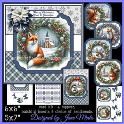 WOODLAND ANIMALS WITH CHURCH