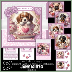 YOURE MY CUP OF TEA - PUPS - mothers day, birthday, anniversary