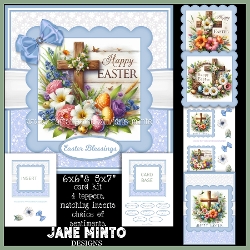 5x7 & 6x6 EASTER CROSS