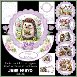 SPRING ANIMALS ROCKER CARD