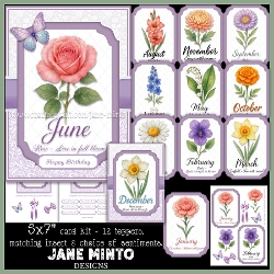 BIRTHDAY FLOWERS 5X7
