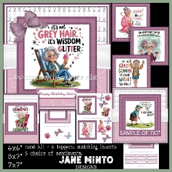 7x7 - 5x7 - 6x6 FUN GRANNIES
