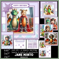 7x7, 6x6, 5x7 - DRESS UP TIME SET 2
