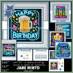 5x7, 7x7, 6x6 - BIRTHDAY SIGNS set 1 - request