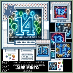 BIRTHDAY SIGNS 13, 14, 15 SET 2 - request