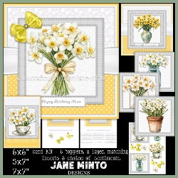 cup1380625_57683 - JONQUIL TOPPER CARD KIT