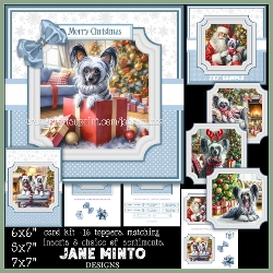 CHINESE CRESTED DOG CHRISTMAS SET - request