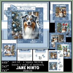 AUSTRALIAN SHEPHERD 7x7, 6x6, 5x7