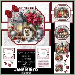 5x7, 7x7, 6x6 - COZY CHRISTMAS LANTERN