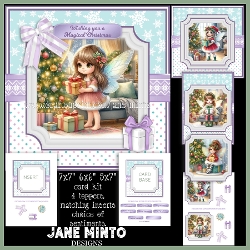 CHRISTMAS FAIRY 7x7, 6x6, 5x7