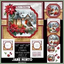 7x7, 5x7, 6x6 THE CHRISTMAS ROBIN