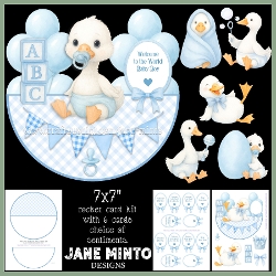 7x7 BABY BOY GOSLING rocker card