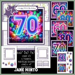 BIRTHDAY SIGNS 60, 70, 80 request
