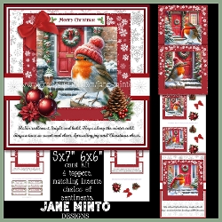 ROBIN REDBREAST 6x6 5x7