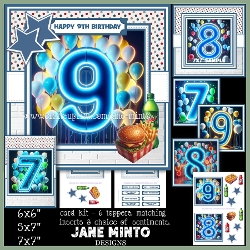 BIRTHDAY SIGNS 7, 8, 9 request