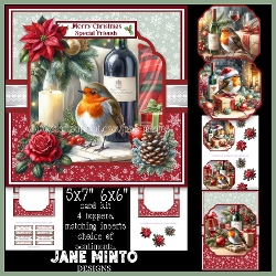 MERRY ROBIN 6x6 5x7