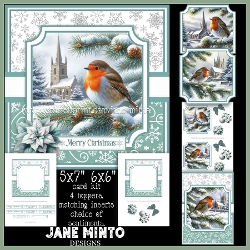 WINTER CHURCH 6x6 5x7