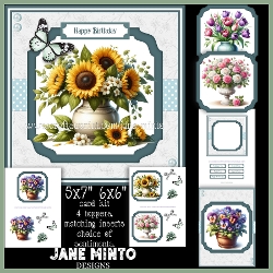 FAVOURITE FLOWERS 6x6 5x7
