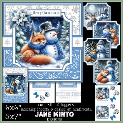 SNOWMANS BEST FRIEND SET 5 - 6x6 5x7