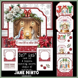 NATIVITY SET 6x6 5x7