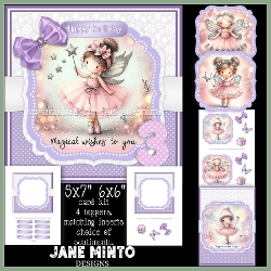 BIRTHDAY FAIRY 6x6 5x7