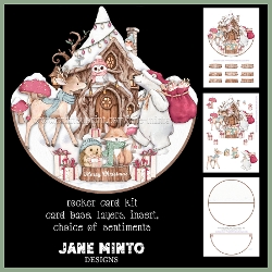 CHRISTMAS IN THE FOREST rocker card
