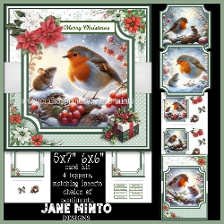 CHRISTMAS FRIENDS 6x6 5x7