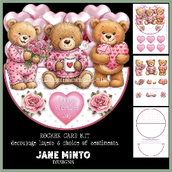 LOVE BEARS rocker card