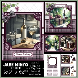 6x6 5x7 WINE TIME - request