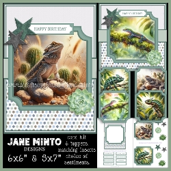 LIZARD LOUNGE 6x6 5x7
