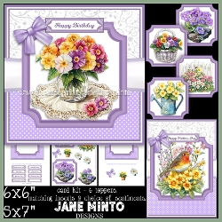 PRETTY PRIMROSE 5x7 6x6