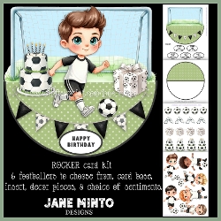 FOOTBALL PLAYERS 1 rocker card kit