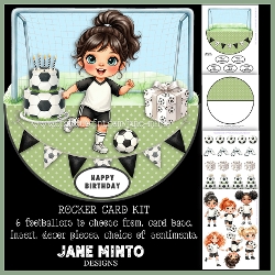 FOOTBALL PLAYERS 2 rocker card kit