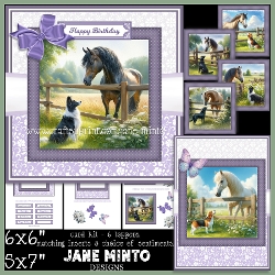 HORSES BEST FRIEND 5x7 6x6