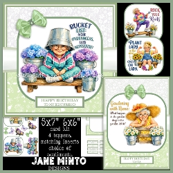 GARDENING GRANDMAS 5x7 6x6