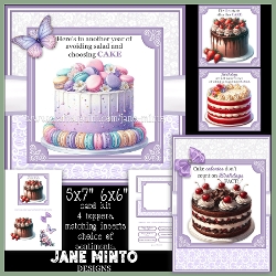 5x7 6x6 BIRTHDAY CAKES