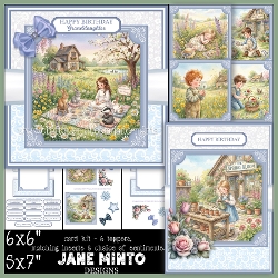 FUN IN THE COUNTRYSIDE set 2 5x7 6x6